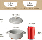 MALACASA Mini Cocotte Set - 12 OZ Ramekins - Image 2