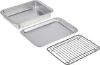Nordic Ware Naturals 3 Piece Compact Pan Set, Toaster Oven, Counter Ovens by NordicWare