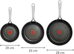 T-Fal x Jamie Oliver Nonstick Coated Stainless Steel Pans 9.5" & 11", Induction - Image 8