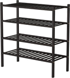 ROMGUAR CRAFT 4 Tier Bamboo Shoe Rack - Image 7