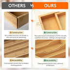 Lifewit Utensil Organizer for Kitchen Drawer, Expandable Cooking Utensil Tray - Image 5