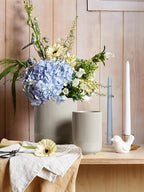 LE TAUCI Utensil Holder for Kitchen Counter, 7.3"+5.4" Fluted Ceramic Utensil - Image 5