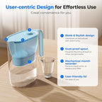 Waterdrop PT-05B-L Water Filter Pitcher, NSF Certified, 200-Gallon Long-Life - Image 8