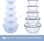 WhiteRhino Glass Mixing Bowls - Image 2