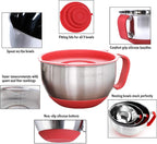 Rorence Stainless Steel Mixing Bowls: Metal Mixing Bowl Set - Image 2