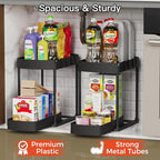 Ukeetap 2 Pack Multi-Purpose Pull-Out Storage Organizers, Under Sink Organizers - Image 3