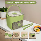 Ice Cube Tray for freezer with 2 Trays and Ice Storage Bin Tweezers, 48 Grid - Image 2