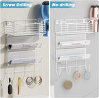 VITVITI Metal Hair Tool Organizer Wall Mount, Hair Dryer Holder - Image 4