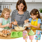 Juome Cake Pop Mold Kit, 2 Pack 6 Cavities Cakesicle Molds Silicone - Image 7