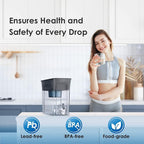 Waterdrop Slim Alkaline Water Filter Dispenser, Large 35-Cup, Up to PH 9.5 - Image 6