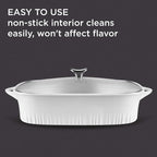 CorningWare QuickHeat 5.7-QT Cast Aluminum Roaster - Image 4