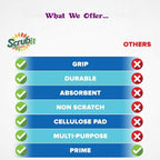 Scrubit Non-Scratch Cleaning Scrub Sponges- Scrubbing Dish Sponge Ideal - Image 9