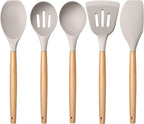 E-far Silicone Cooking Utensils Set, 5-Piece Kitchen Utensils Set by E-far