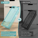 WOWBOX 8 PCS Plastic Drawer Organizer Set, 4 Sizes Desk Drawer Organization and - Image 4