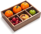XIMISISE Tea Bag Holder, Acacia Wood Tea Bag Storage Organizer, Tea Candy Basket - Image 8