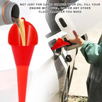Oil Funnel, Plastic Long Neck Multi-Purpose Spill Saver Funnel, Engine Oil - Image 6