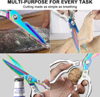 CGBE Kitchen Scissors, Heavy Duty Dishwasher Safe Food Scissors - Image 5