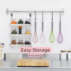 Cididu Set of 24 Silicone Whisk Bulk - Image 6