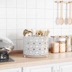YIUKEA Rotating Utensil Caddy Holder - Image 2