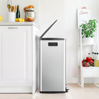 DUMOS Kitchen Trash Can, 2×8-Gallon Garbage Can - Image 7