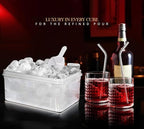 56pcs Ice Cube Tray with Lid and Bin – Stackable 4 Trays Plastic Silicone - Image 8