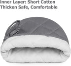 Short Oven Mitts, Heat Resistant 500°F, Silicone Grip Kitchen Gloves, Non-Slip - Image 4