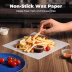 Fit Meal Prep 10 x 10.75" Wax Paper Sheets - Image 5
