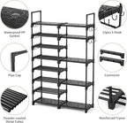 ROJASOP Shoe Rack Organizer, 8-Tier Metal Shoe Rack - Image 5