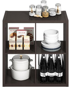 Furinno HERMITE Kitchen Island, 4-Cube Coffee Bar, Extra Thick Kitchen Storage - Image 5