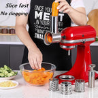Stainless Steel Slicer Shredder Attachment - Image 5