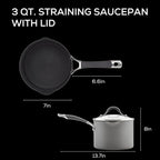 Circulon Radiance Hard-Anodized Nonstick Saucepan, Durable Nonstick Cookware - Image 2