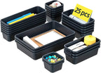 Kutesna 25 PCS Interlocking Desk Drawer Organizer Separator - Image 9