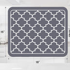 WISELIFE Dish Drying Mat Super Absorbent Drying Mat Large Dish Drying Mats - Image 3