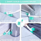 Lumkew Small Cleaning Brush Tight Spaces, Tiny Cleaning Brush Mini Parts - Image 4