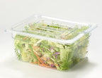 CURTA 6 Pack NSF Notched Food Pan Cover, 1/2 Size Clear Polycarbonate Lid - Image 3