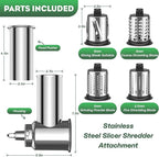 Stainless Steel Slicer Shredder Attachment - Image 5