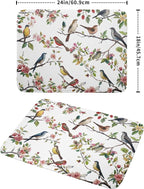 Spring Dish Drying Mat for Kitchen Counter Cute Birds Summer Holiday Microfiber - Image 2