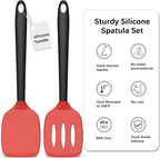 Coukre 2 Pack Silicone Spatula Set, High Heat Resistant, BPA Free Kitchen - Image 3