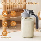 OneDream Breast Milk Pitcher 32oz Glass Pitcher - Image 5