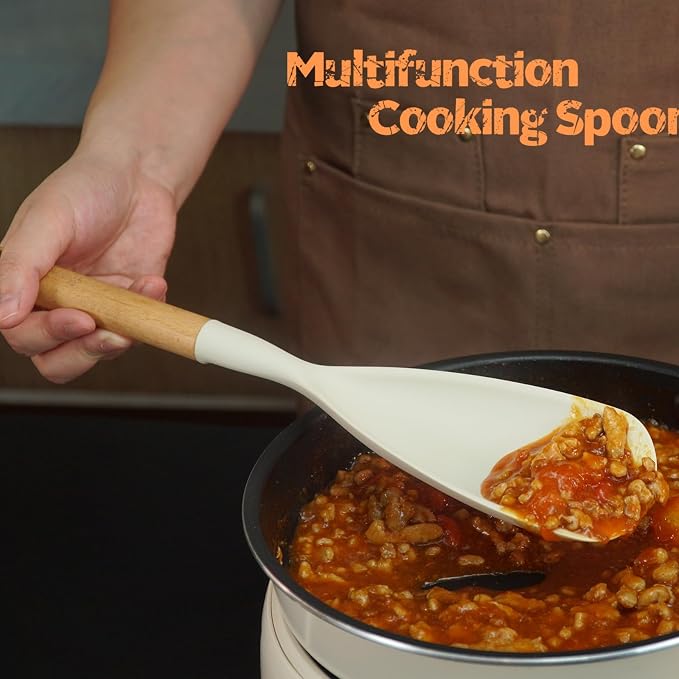 Large Silicone Cooking Utensils Set, Heat Resistant Silicone Utensils - Image 7