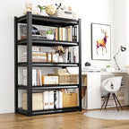 Set of 4 71"H Garage Shelving-2050LBS 5 Tier Storage Shelves, Adjustable Heavy - Image 8