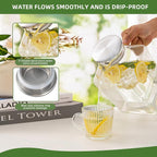 Hannadepot Glass Pitcher, 3.6L/122 oz Glass Water Pitcher - Image 5