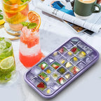 Ice Cube Tray with Lid and Bin for Freezer, 2 Pack - Image 6