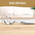 Seamless Danish Dough Whisk Stainless Steel, Hand Mixing Tool - Image 6