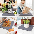 WISELIFE Dish Drying Mat Super Absorbent Drying Mat Large Dish Drying Mats - Image 7