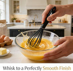 Anaeat 9" Silicone Balloon Whisk, Milk and Egg Beater Blender, Heat Resistant - Image 2