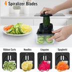 12 Blade All-in-1 Vegetable Chopper Mandoline Slicer - Image 7