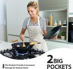 VALOME 2 Pack Kitchen Aprons, Apron - Image 5