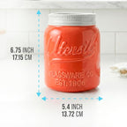 Comfify Wide Mouth Mason Jar Utensil Holder Decorative Kitchenware Organizer - Image 3