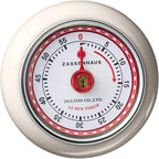 Zassenhaus Magnetic Retro Kitchen Timer, Classic Mechanical Cooking Timer - Image 2